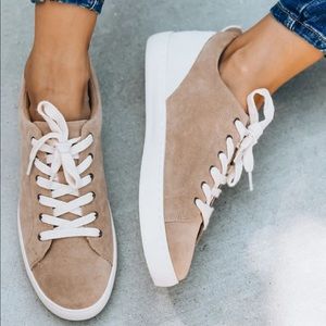 Vici Collection - Seth Faux Suede Snake Sneaker